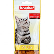 Beaphar Vit-Bits Подушечки для кошек с мультивитаминной пастой 35г*75 шт