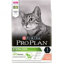 Pro Plan Cat Adult Sterilised OPTI-RENAL сухой корм для стерилизованных кошек с лососем - 1,5 кг