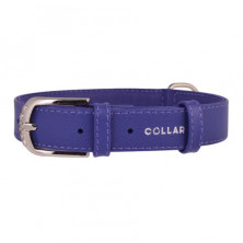 Ошейник Collar Glamour без украшений ширина 20 мм, длина 30-39 см фиолетовый