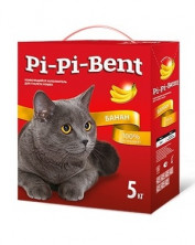 Pi-Pi-Bent Bananas наполнитель для кошек комкующийся 5 кг