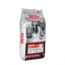 Blitz Adult dog Сухой корм для взрослых собак с домашней птицей - 15 кг