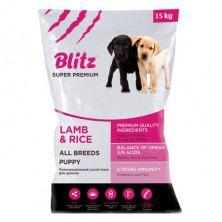 Blitz Puppy Lamb & Rice для щенков с ягненком и рисом - 15 кг