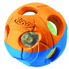 Игрушка для собак Nerf Мяч двухцветный светящийся - 6 см