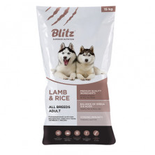 Blitz Adult Lamb & Rice для собак с ягненком и рисом - 15 кг