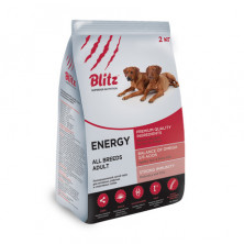 Blitz Adult Energy Dog для активных собак с курицей - 2 кг