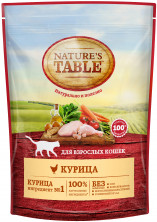 Nature’s Table Сухой корм для кошек с курицей - 190 гр