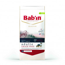 Сухой беззерновой корм Babin Selective Adulte Grain Free для взрослых взрослых собак с мясом утки и форелью - 12 кг