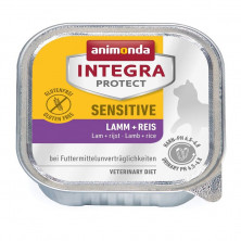 Animonda Integra Protect Sensitive влажный корм для взрослых кошек при пищевой аллергии c ягненком и рисом в консервах - 100 г