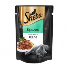 Sheba влажный корм для кошек с кроликом в желе 85 г