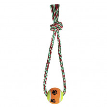 Fauna International игрушка для собак мяч на веревке 1 ш