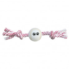 Fauna International игрушка для собак канатик с мячом 1 ш