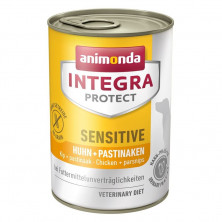 Animonda Integra Protect Sensitive влажный корм для взрослых собак при пищевой аллергии c курицей и пастернаком в консервах - 400 г