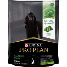Сухой корм Pro Plan® Nature Elements для щенков средних и крупных пород, с высоким содержанием ягненка, Пакет, 700 г