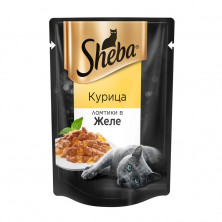 Sheba влажный корм для кошек с курицей в желе 85 г