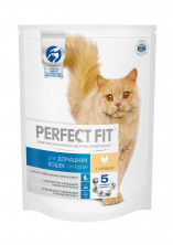 Perfect Fit In-home сухой корм с курицей для взрослых домашних кошек от 1 года до 8 лет - 650 гр