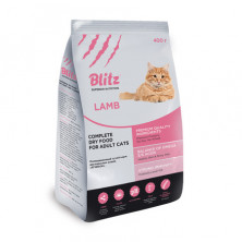Blitz Adult Cats Lamb для кошек с ягненком - 400 г