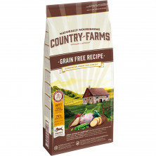 Country Farms сухой беззерновой полнорационный корм для щенков с высоким содержанием курицы - 11 кг