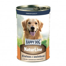 Happy Dog влажный корм для взрослых собак с ягненком и индейкой - 410 г