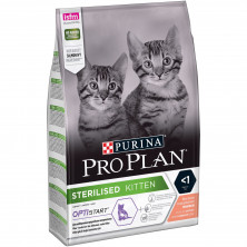 Pro Plan Kitten Sterilised сухой корм для стерилизованных котят с лососем - 3 кг
