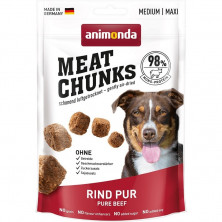 Animonda Meat Chunks Лакомство для взрослых собак мелких пород с индейкой - 60 г (1 шт)