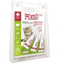 Ms.Kiss капли от блох и клещей Green Guard для кошек и котят 