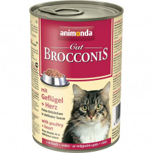 Animonda Brocconis Cat влажный корм для кошек с домашней птицей и сердцем в консервах - 400 г