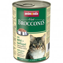 Animonda Brocconis Cat влажный корм для кошек с дичью и домашней птицей в консервах - 400 г
