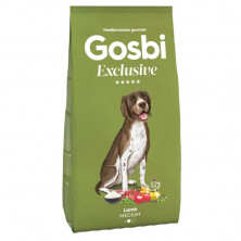 Сухой корм Gosbi Exclusive для взрослых собак средних пород с ягненком - 12 кг 12 кг