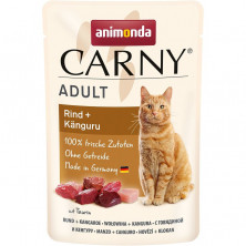 Animonda Carny Adult влажный корм для взрослых кошек с говядиной и кенгуру в паучах - 85 г