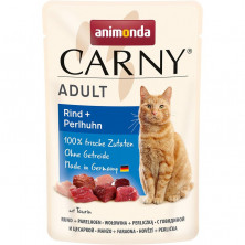 Animonda Carny Adult влажный корм для взрослых кошек с говядиной и цесаркой в паучах - 85 г