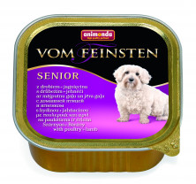 Animonda Vom Feinsten Senior / Анимонда Вомфейнштейн Сеньор с мясом домашней птицы и ягненком для собак старше 7 лет 150 г (консервы)