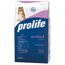 Prolife Dog Adult Sterilized сухой корм для стерилизованных собак с курицей и рисом 800 г