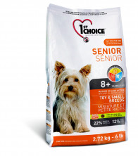 1st Choice Senior для пожилых собак миниатюрных и мелких пород с курицей - 2.72 кг