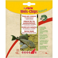 Sera Wels Chips Nature корм для сомов прилипал - 15 г