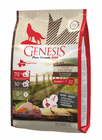 Genesis Pure Canada Wide Country Senior для пожилых собак всех пород с мясом груся, фазана, утки и курицы 907 гр