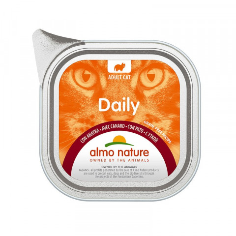 Almo Nature Daily Menu Adult Cat Duck паштет для взрослых кошек меню с уткой - 100 г