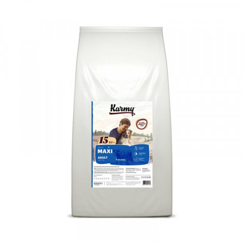 Сухой корм Karmy Maxi Adult для взрослых собак крупных пород с телятиной 15 кг