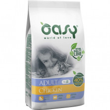 Oasy Dry Cat сухой корм для взрослых кошек с курицей - 1,5 кг