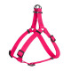 Waudog Waterproof шлея водостойкая, металическая фурнитура, розовая, В=20 мм, L=50-80 см
