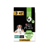 Pro Plan Starter сухой корм для щенков средних и мелких пород Курица - 3 кг