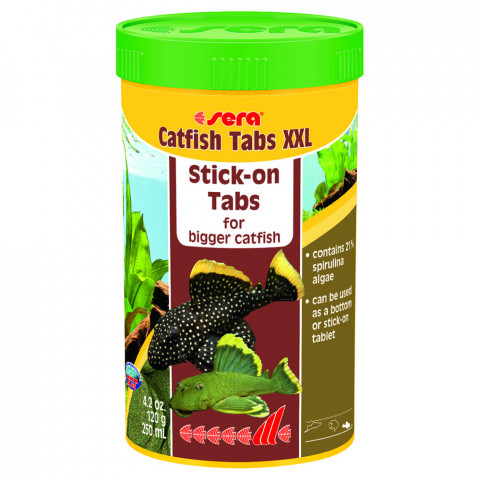 Sera Catfish Tabs XXL Корм для сомов "прилипал" - 250 мл
