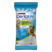 Pro Plan DentaLife  лакомство для ухода за полостью рта собак крупных пород-105 г