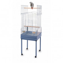 Imac Ezia Special клетка для птиц, пепельно-синяя, 57х54х82/138 см