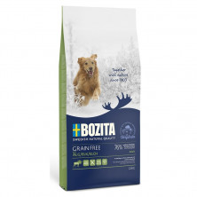 Bozita Grain Free Elk 26/16 сухой беззерновой корм для взрослых собак с нормальным уровнем активности с лосем - 12 кг