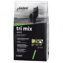 Golosi Cat Adult Tri Mix сухой корм для кошек с курицей, говядиной и рисом - 20 кг