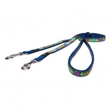 Поводок перестежка для собак ROGZ Fancy Dress S-11мм 2 м (Мультиколор HLM01BW)