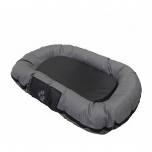 Nobby Reno лежак для кошек и собак мягкий 92х68х11 см, серый, черный