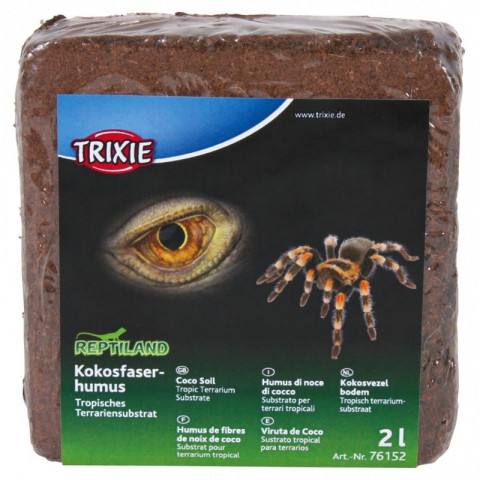 Trixie Кокосовый субстрат для террариумов тип Тропики, брикет 9 л