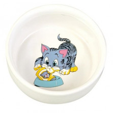 Миска Trixie для кошек керамическая 300 мл/Ф11 см