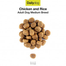 Сухой корм Dailydog Adult Medium Breed для взрослых собак средних пород с курицей и рисом 12 кг